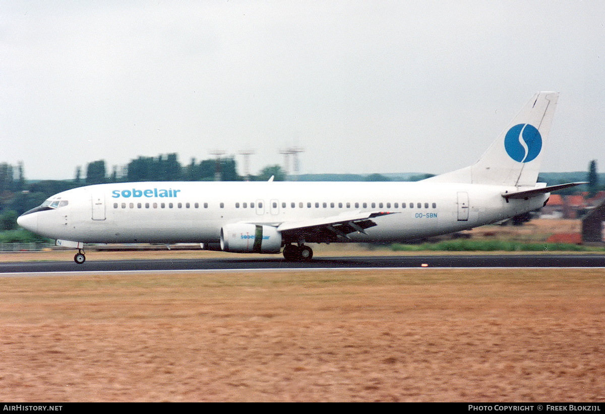 Aircraft Photo of OO-SBN | Boeing 737-4Y0 | Sobelair | AirHistory.net #331022