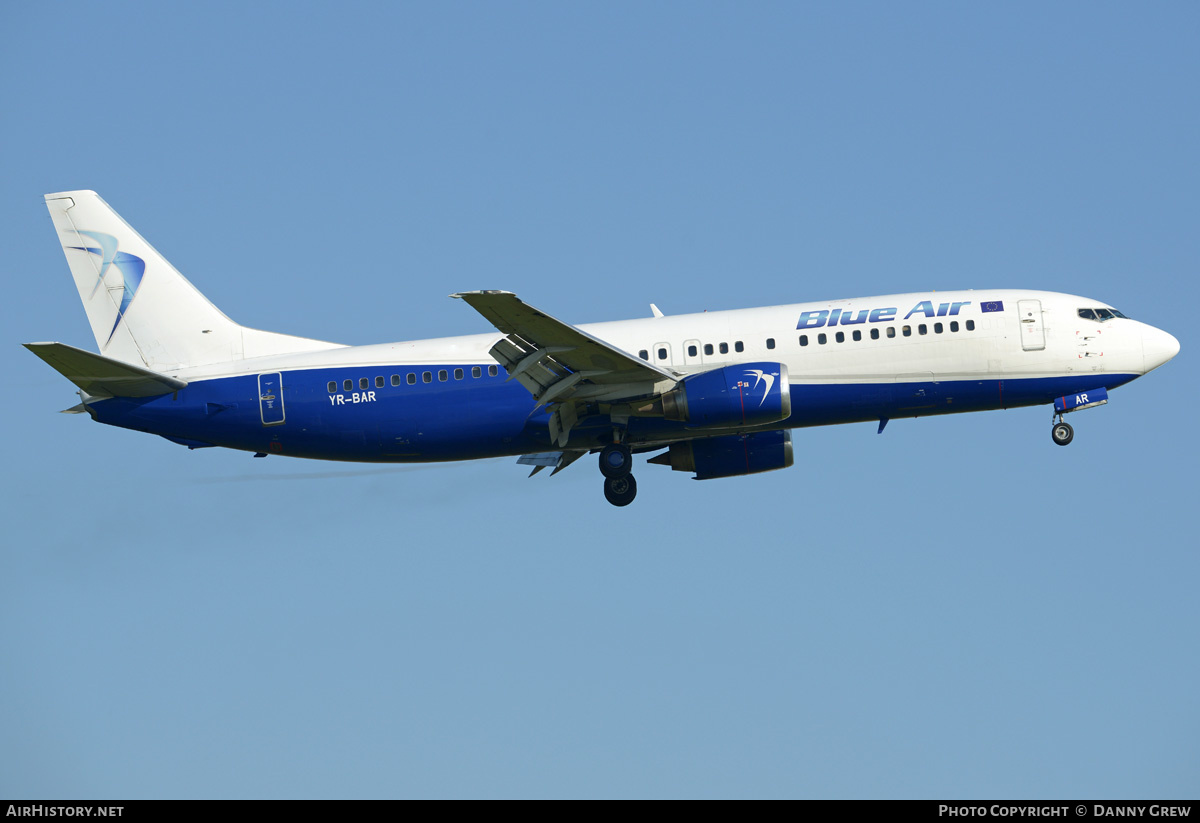 Aircraft Photo of YR-BAR | Boeing 737-4Q8 | Blue Air | AirHistory.net #331023