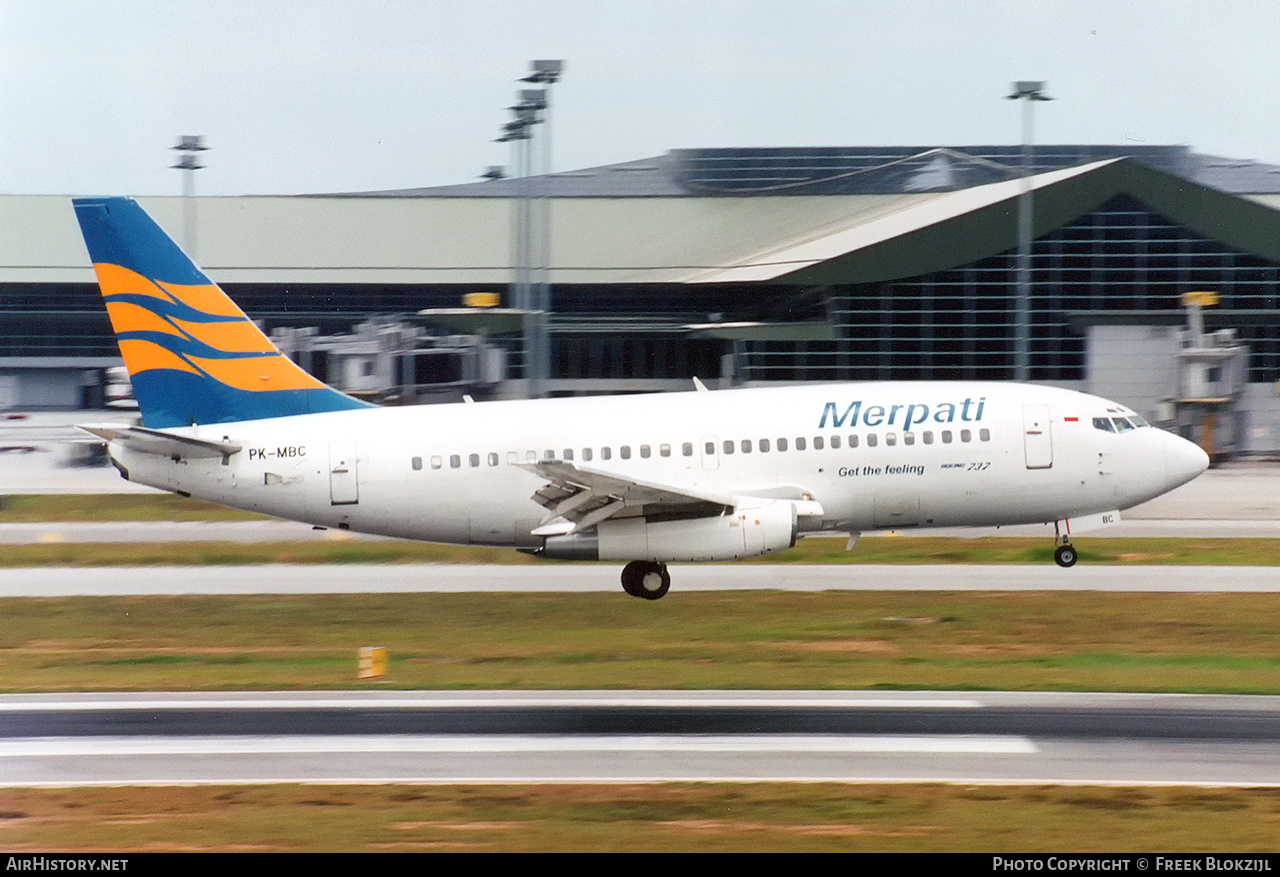 Aircraft Photo of PK-MBC | Boeing 737-230/Adv | Merpati Nusantara Airlines | AirHistory.net #331027