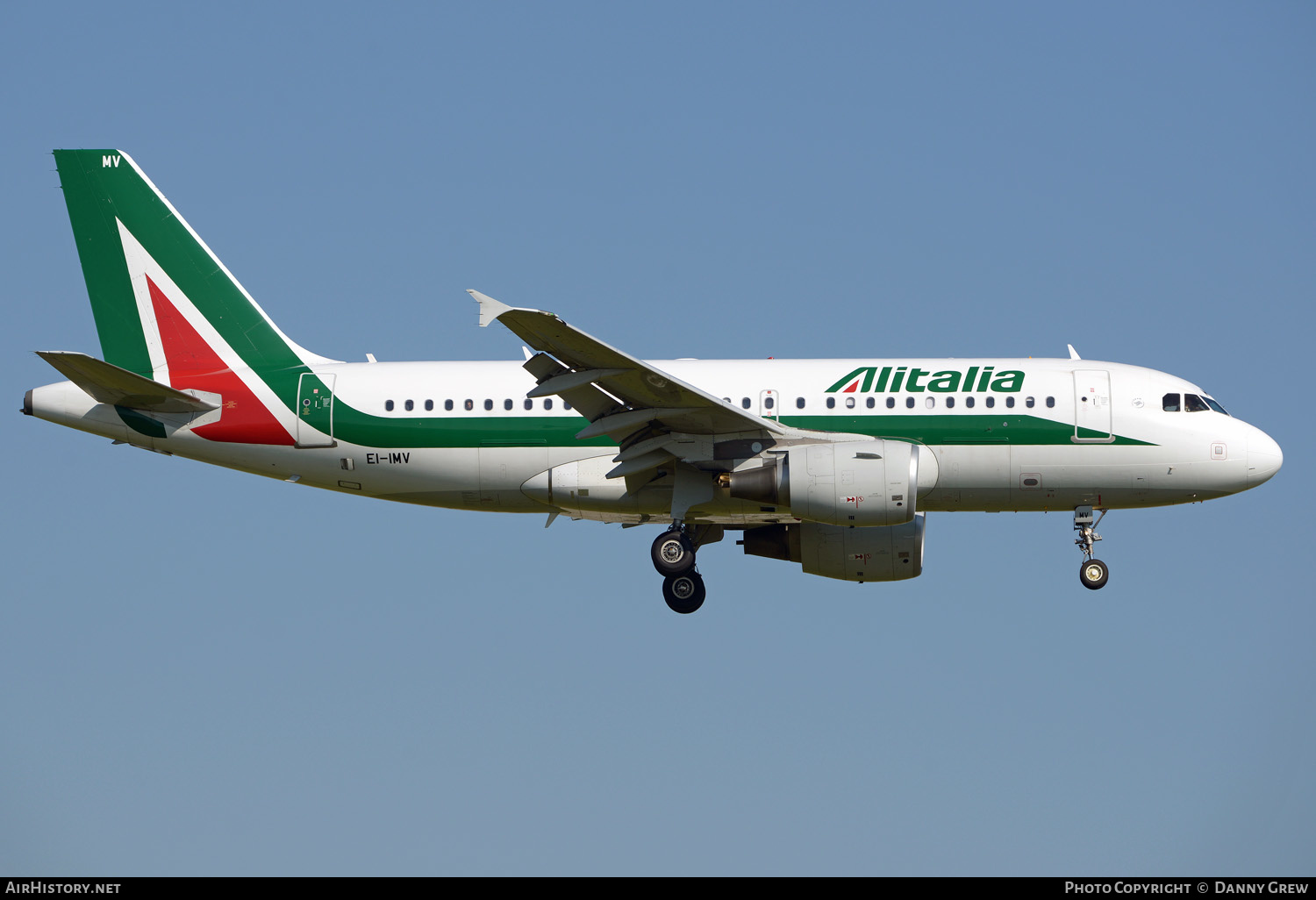 Aircraft Photo of EI-IMV | Airbus A319-111 | Alitalia | AirHistory.net #331033