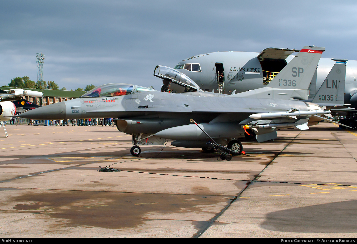 Aircraft Photo of 91-0336 / AF91-336 | General Dynamics F-16CM Fighting Falcon | USA - Air Force | AirHistory.net #331041