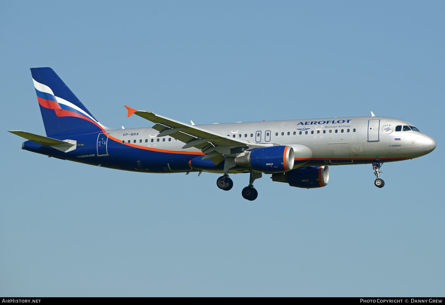 Aircraft Photo of VP-BRX | Airbus A320-214 | Aeroflot - Russian Airlines | AirHistory.net #331053