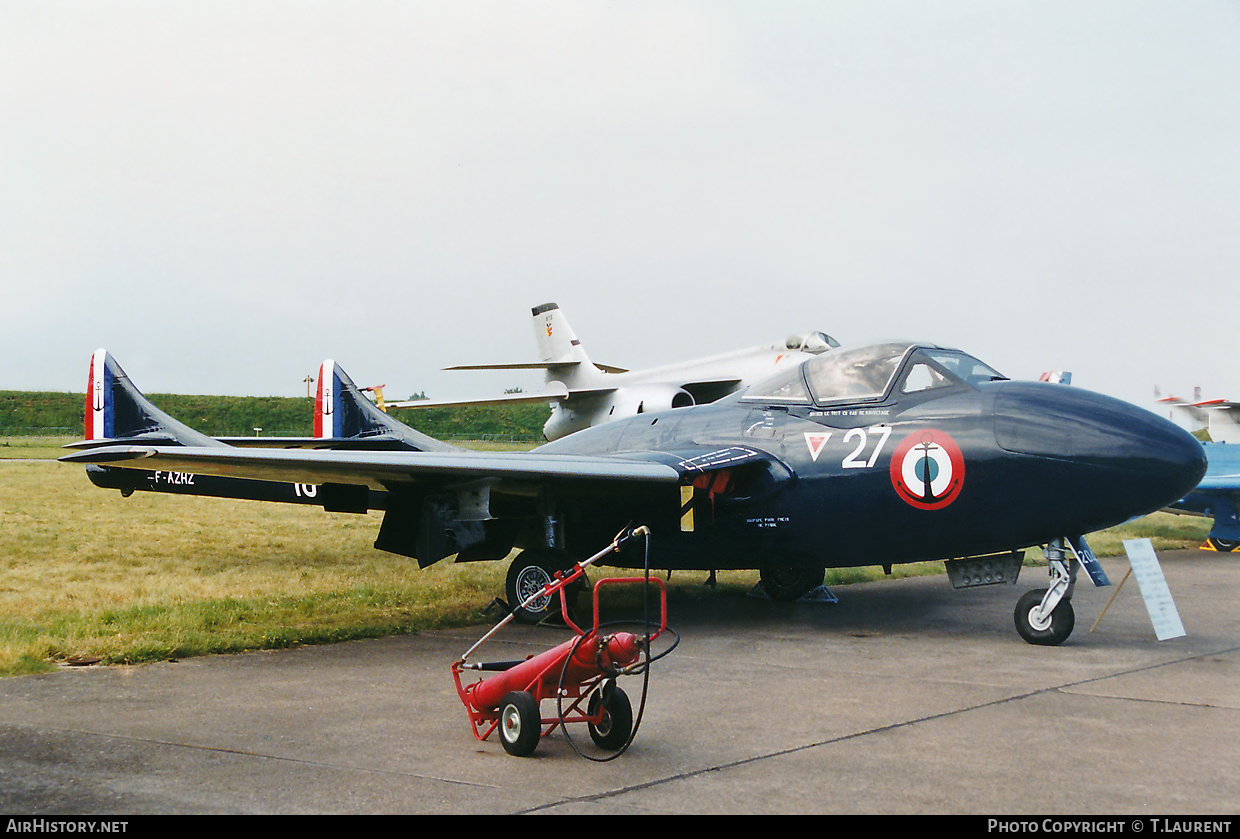 Aircraft Photo of F-AZHZ | De Havilland D.H. 115 Vampire T55 | France - Navy | AirHistory.net #331060