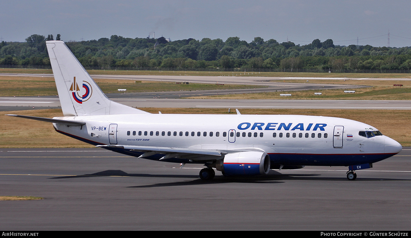 Aircraft Photo of VP-BEW | Boeing 737-505 | Orenair | AirHistory.net #331071