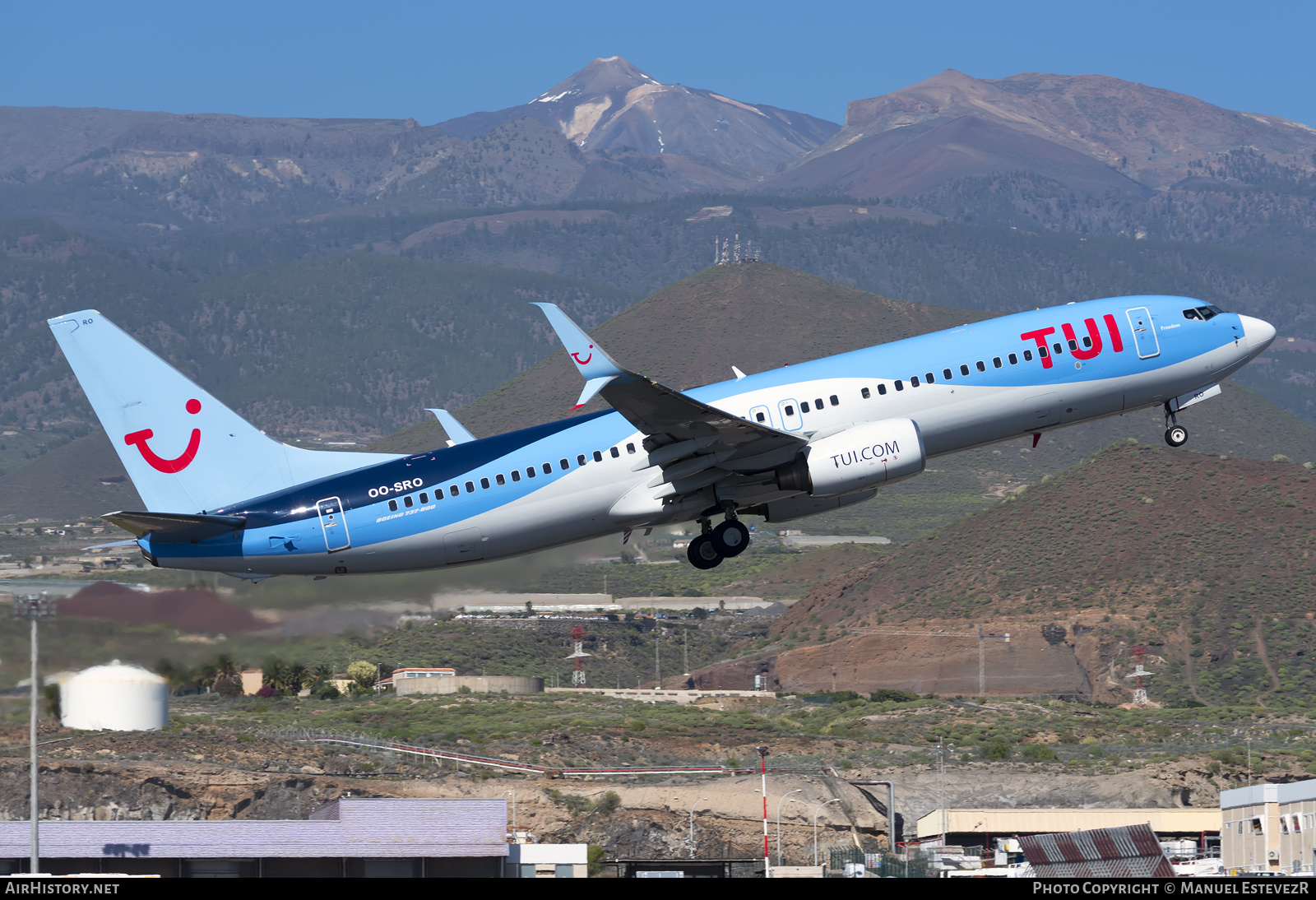 Aircraft Photo of OO-SRO | Boeing 737-86N | TUI | AirHistory.net #331073