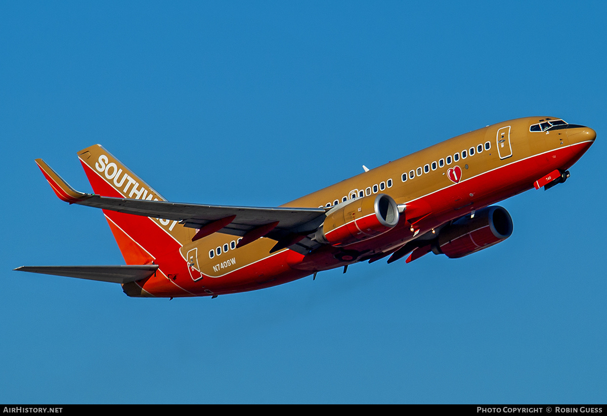 Aircraft Photo of N740SW | Boeing 737-7H4 | Southwest Airlines | AirHistory.net #331081