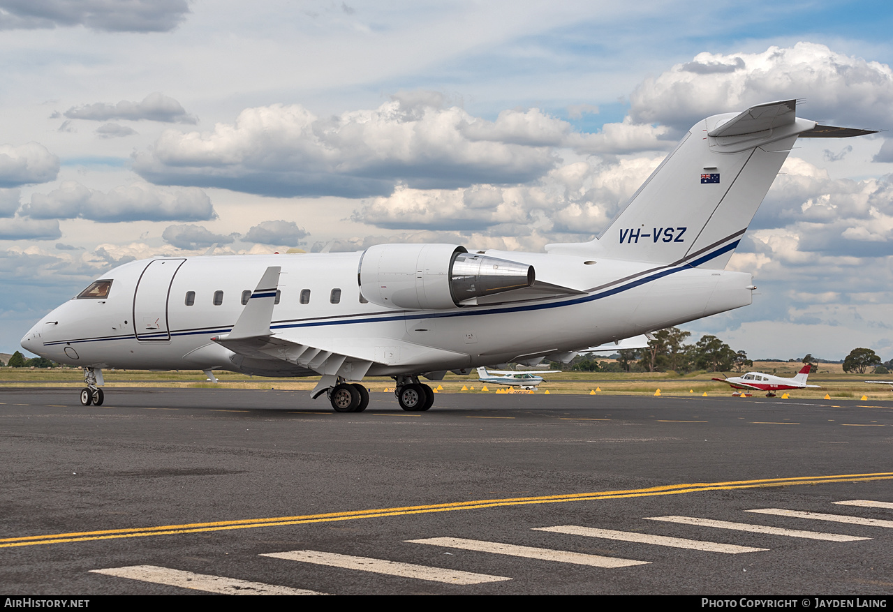 Aircraft Photo of VH-VSZ | Bombardier Challenger 604 (CL-600-2B16) | AirHistory.net #331095