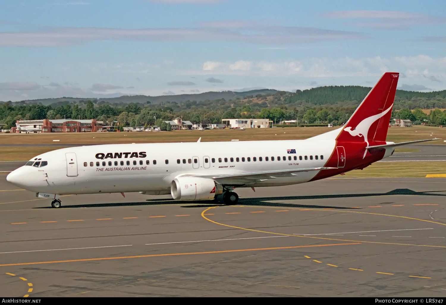 Aircraft Photo of VH-TJW | Boeing 737-4L7 | Qantas | AirHistory.net #331138