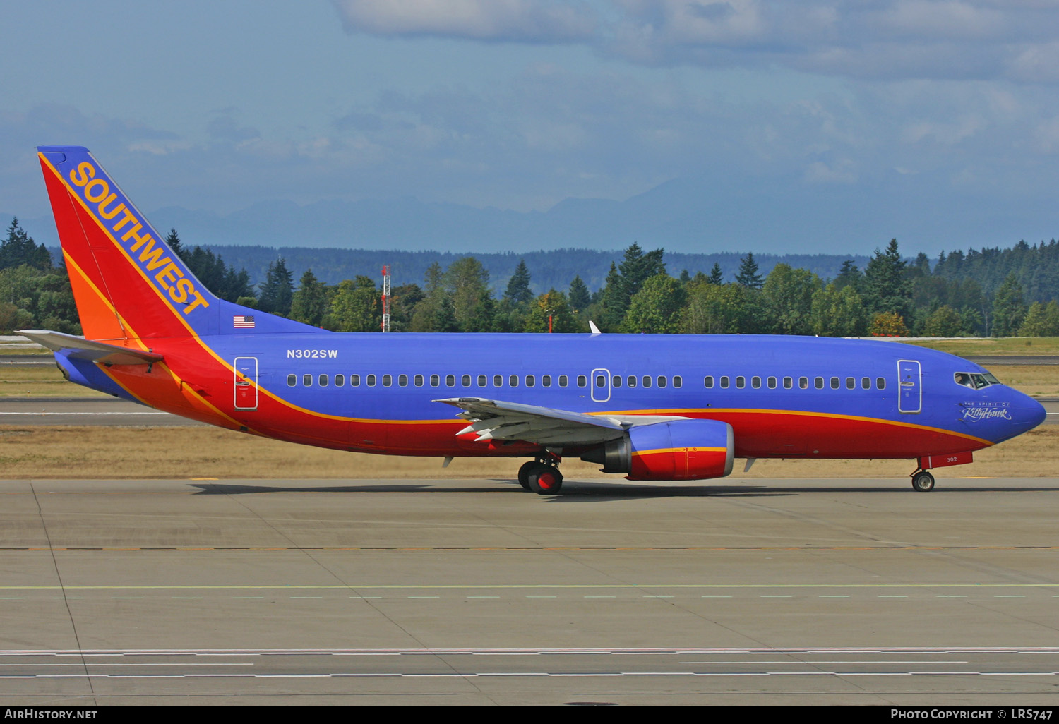 Aircraft Photo of N302SW | Boeing 737-3H4 | Southwest Airlines | AirHistory.net #331141