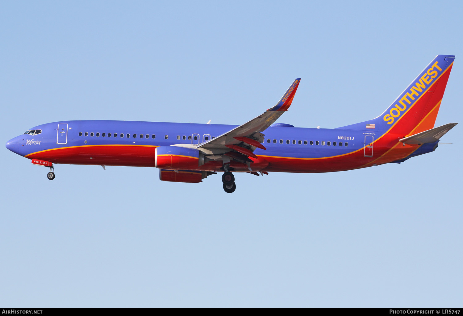 Aircraft Photo of N8301J | Boeing 737-8H4 | Southwest Airlines | AirHistory.net #331162