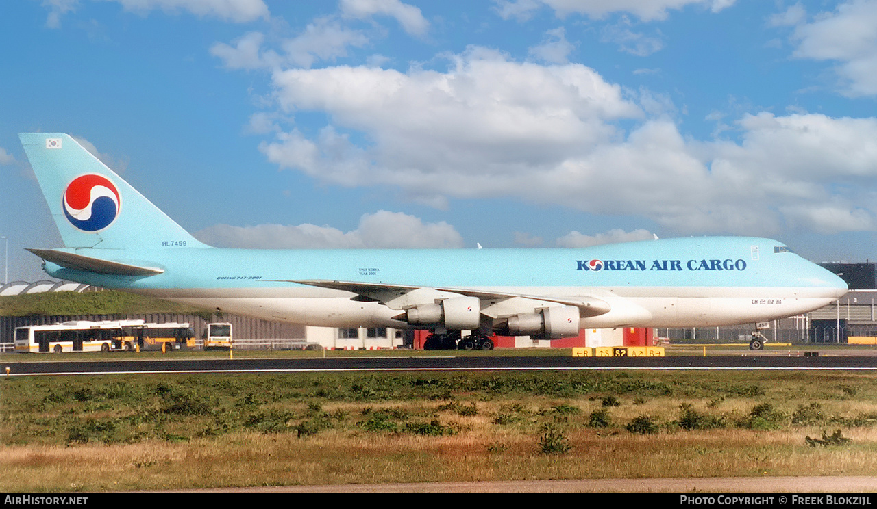 Aircraft Photo of HL7459 | Boeing 747-2B5F/SCD | Korean Air Cargo | AirHistory.net #331191