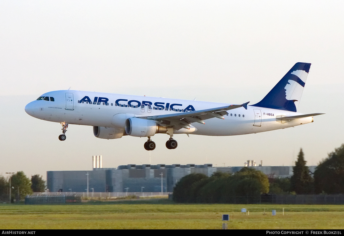 Aircraft Photo of F-HBSA | Airbus A320-216 | Air Corsica | AirHistory.net #331207