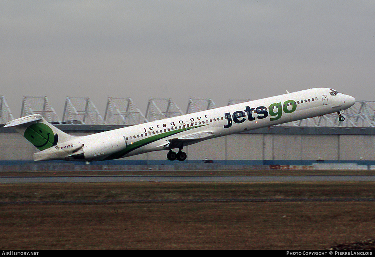 Aircraft Photo of C-FKLO | McDonnell Douglas MD-83 (DC-9-83) | Jetsgo | AirHistory.net #331209