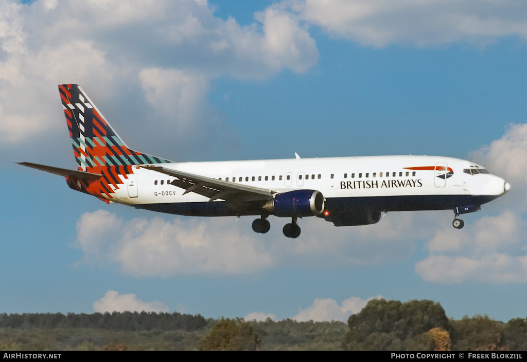 Aircraft Photo of G-DOCV | Boeing 737-436 | British Airways | AirHistory.net #331212