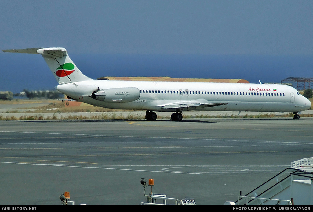 Aircraft Photo of LZ-LDC | McDonnell Douglas MD-82 (DC-9-82) | Bulgarian Air Charter | AirHistory.net #331220