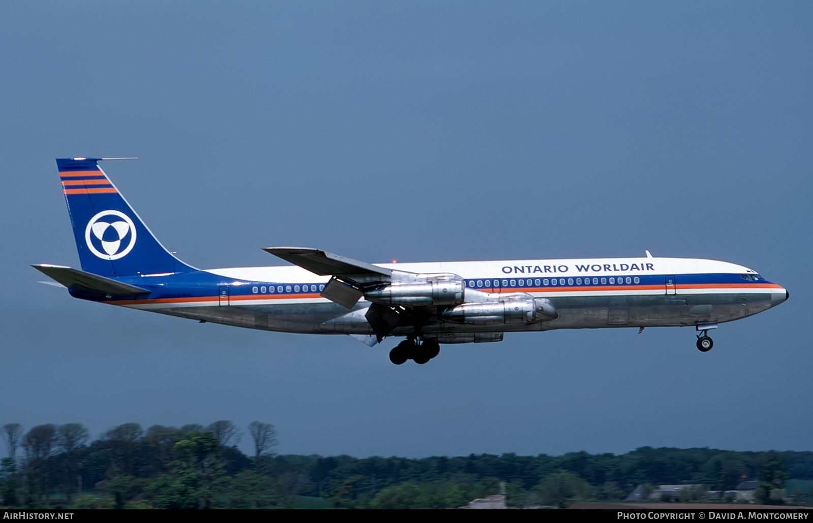 Aircraft Photo of C-GRYN | Boeing 707-338C | Ontario Worldair | AirHistory.net #331224