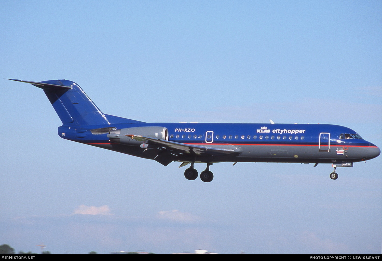 Aircraft Photo of PH-KZO | Fokker 70 (F28-0070) | KLM Cityhopper | AirHistory.net #331236