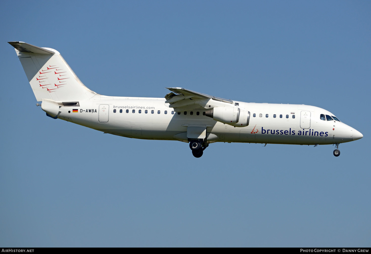 Aircraft Photo of D-AWBA | British Aerospace BAe-146-300 | Brussels Airlines | AirHistory.net #331244