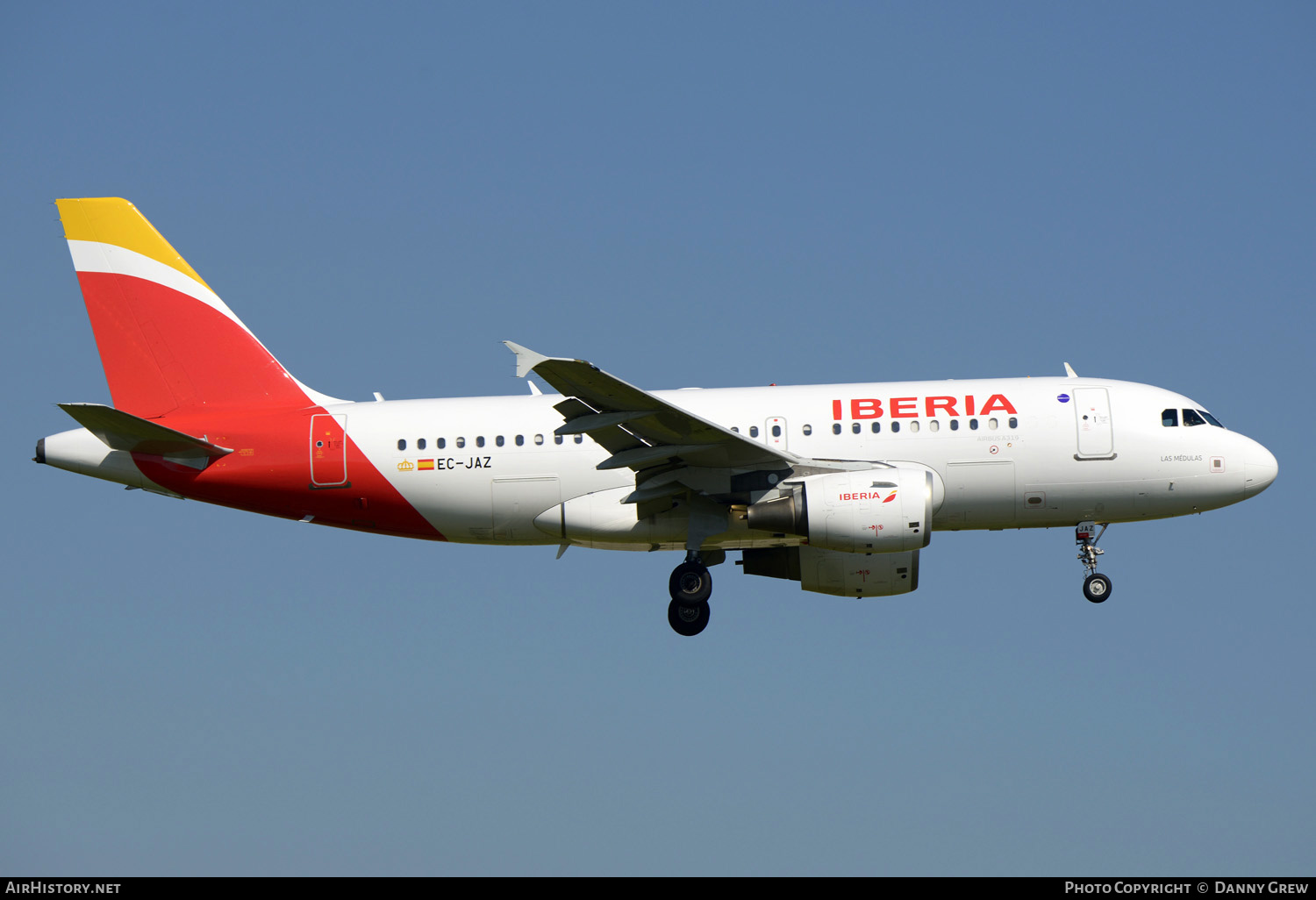 Aircraft Photo of EC-JAZ | Airbus A319-111 | Iberia | AirHistory.net #331246