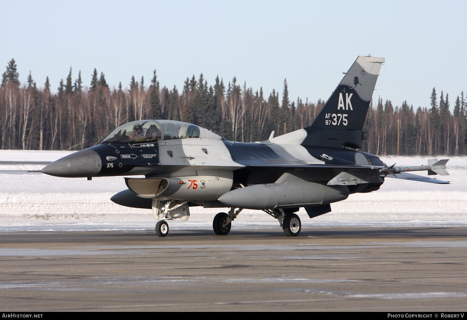 Aircraft Photo of 87-0375 / AF87-375 | General Dynamics F-16D Fighting Falcon | USA - Air Force | AirHistory.net #331265