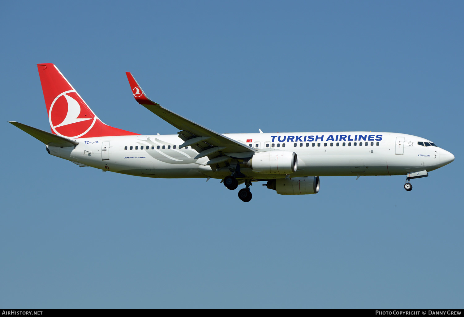 Aircraft Photo of TC-JGL | Boeing 737-8F2 | Turkish Airlines | AirHistory.net #331274