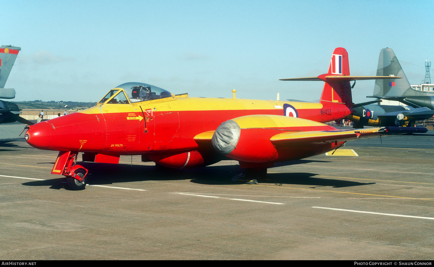 Aircraft Photo of WH453 | Gloster Meteor D16 | UK - Air Force | AirHistory.net #331283