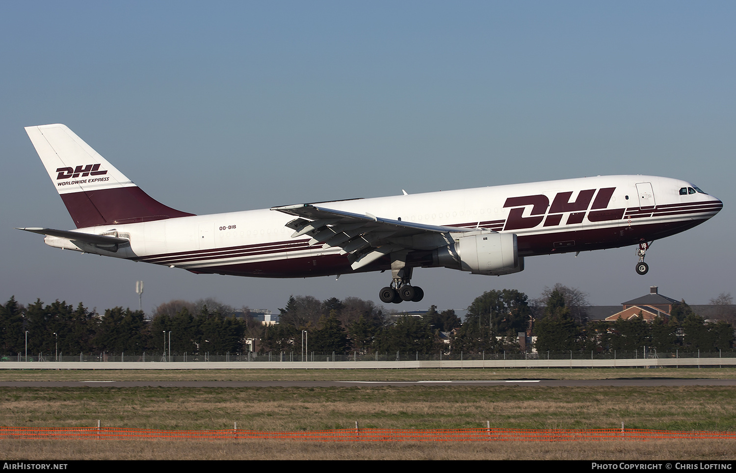 Aircraft Photo of OO-DIB | Airbus A300B4-203(F) | DHL Worldwide Express | AirHistory.net #331309