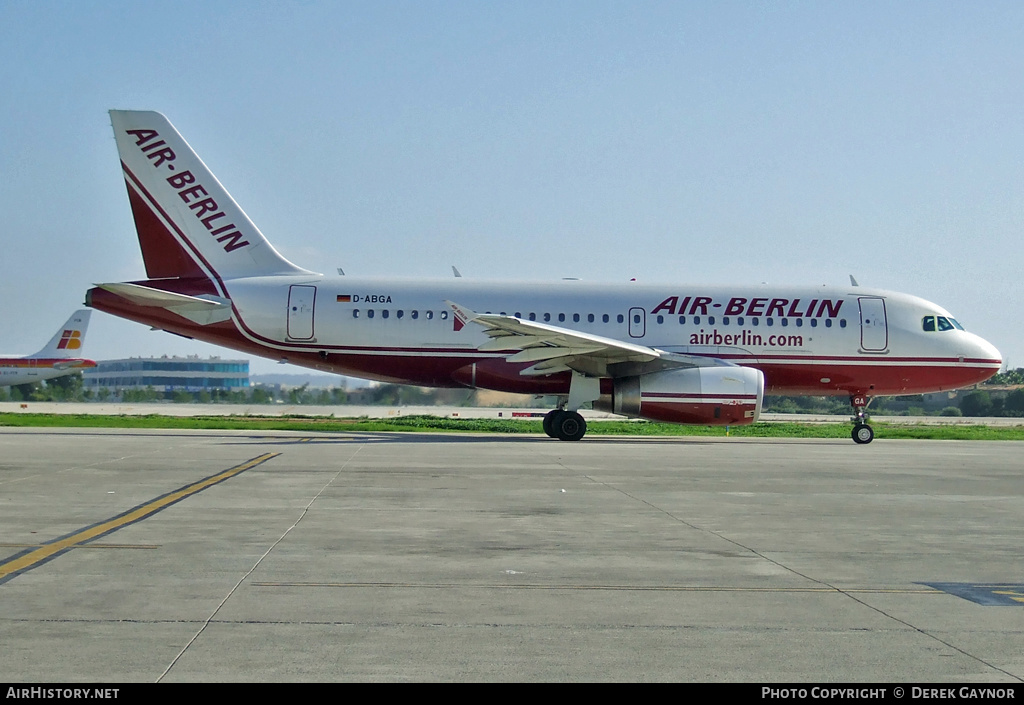 Aircraft Photo of D-ABGA | Airbus A319-132 | Air Berlin | AirHistory.net #331310