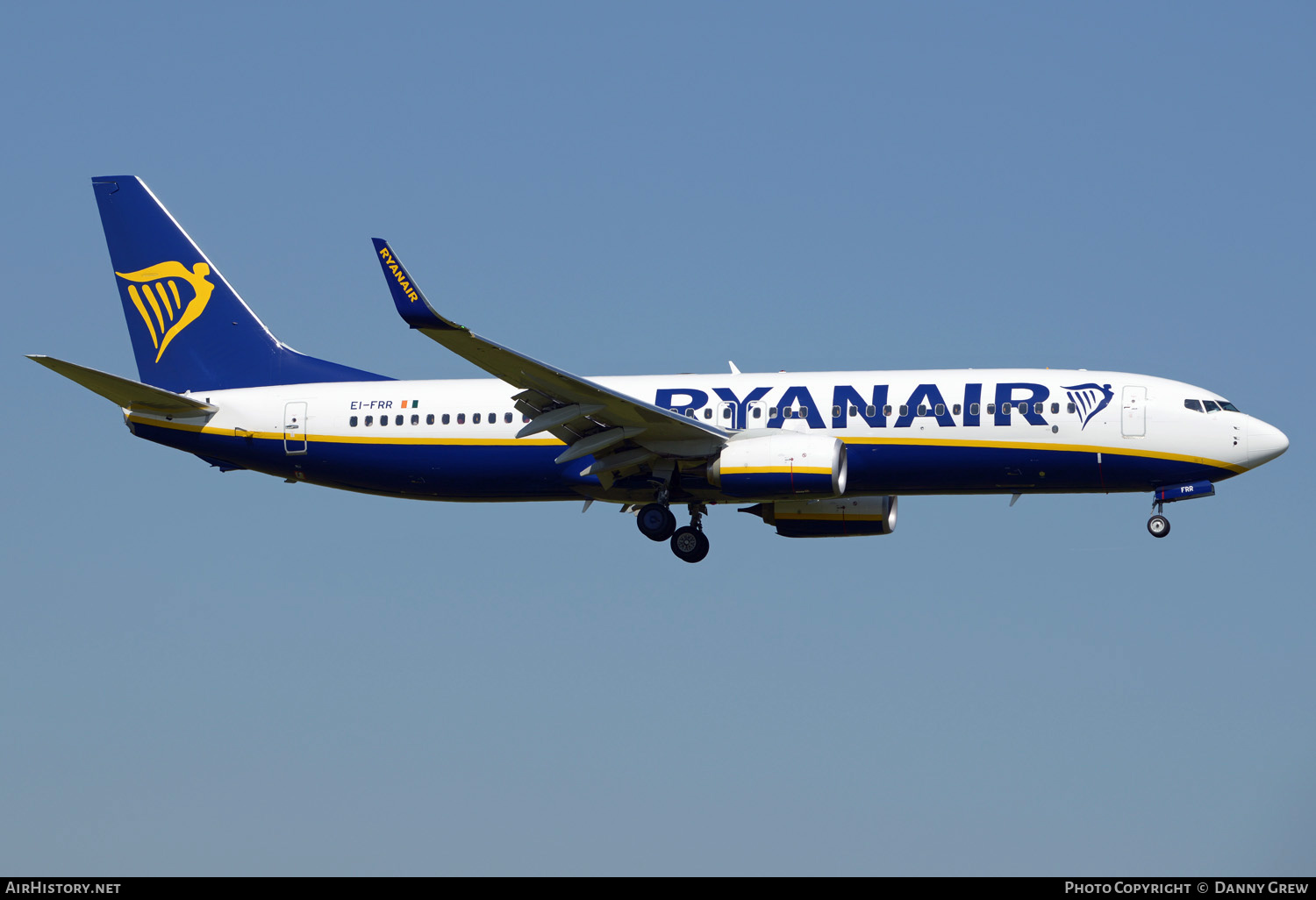 Aircraft Photo of EI-FRR | Boeing 737-8AS | Ryanair | AirHistory.net #331328