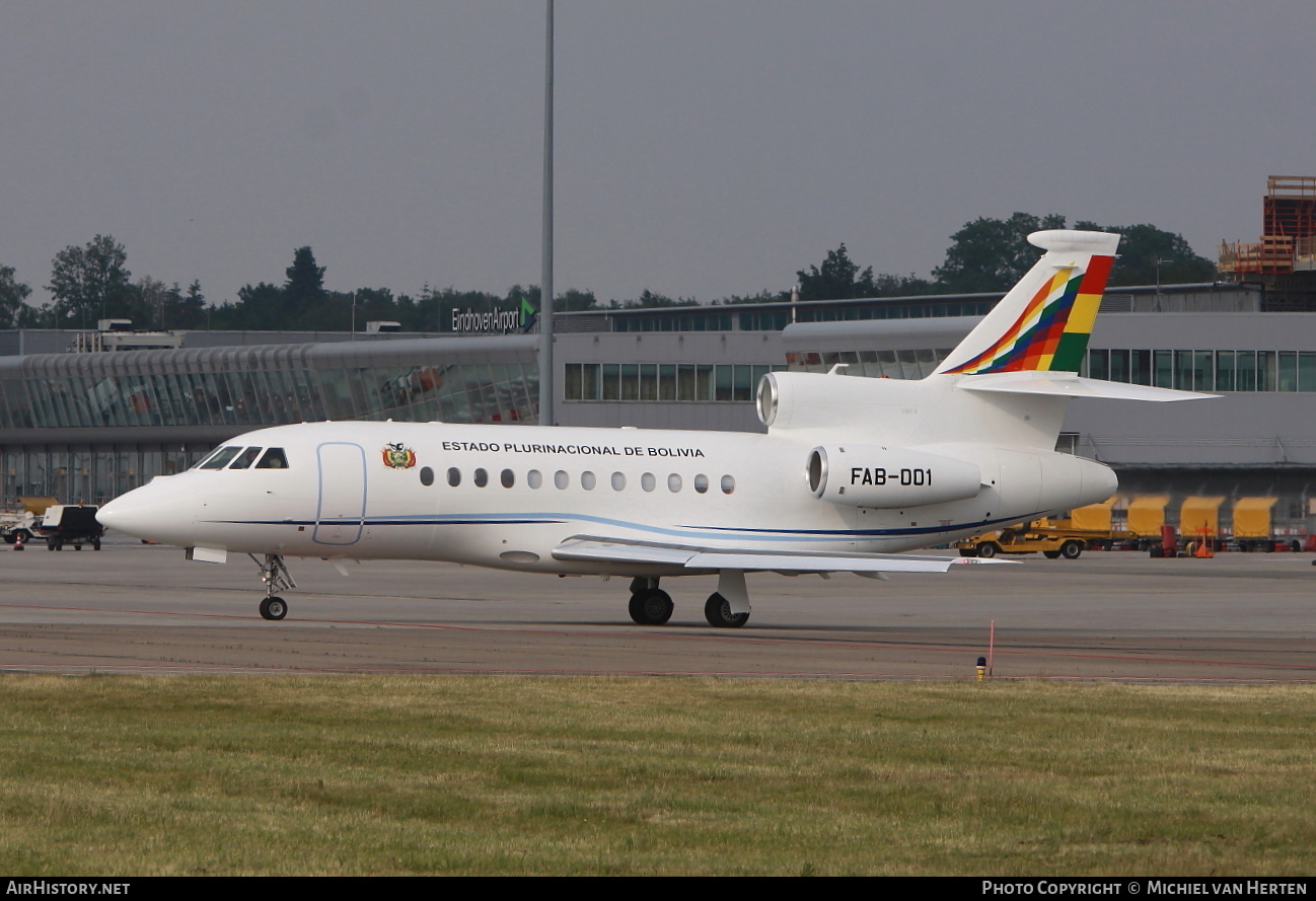 Aircraft Photo of FAB-001 | Dassault Falcon 900EX | Bolivia - Air Force | AirHistory.net #331340