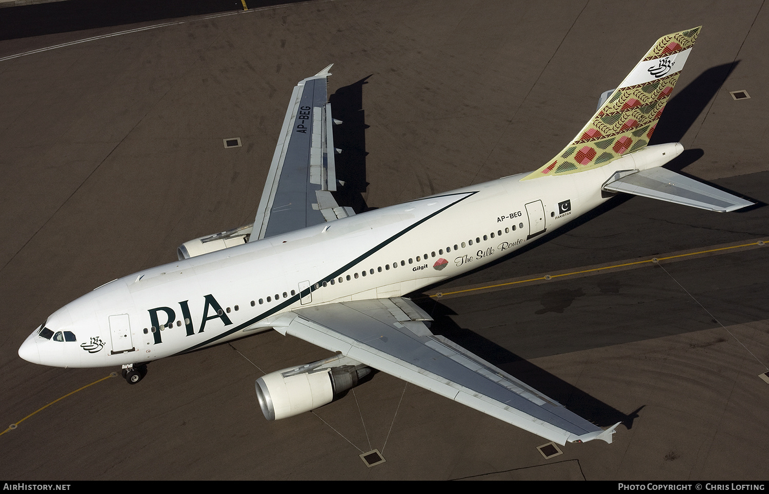 Aircraft Photo of AP-BEG | Airbus A310-308 | Pakistan International Airlines - PIA | AirHistory.net #331359