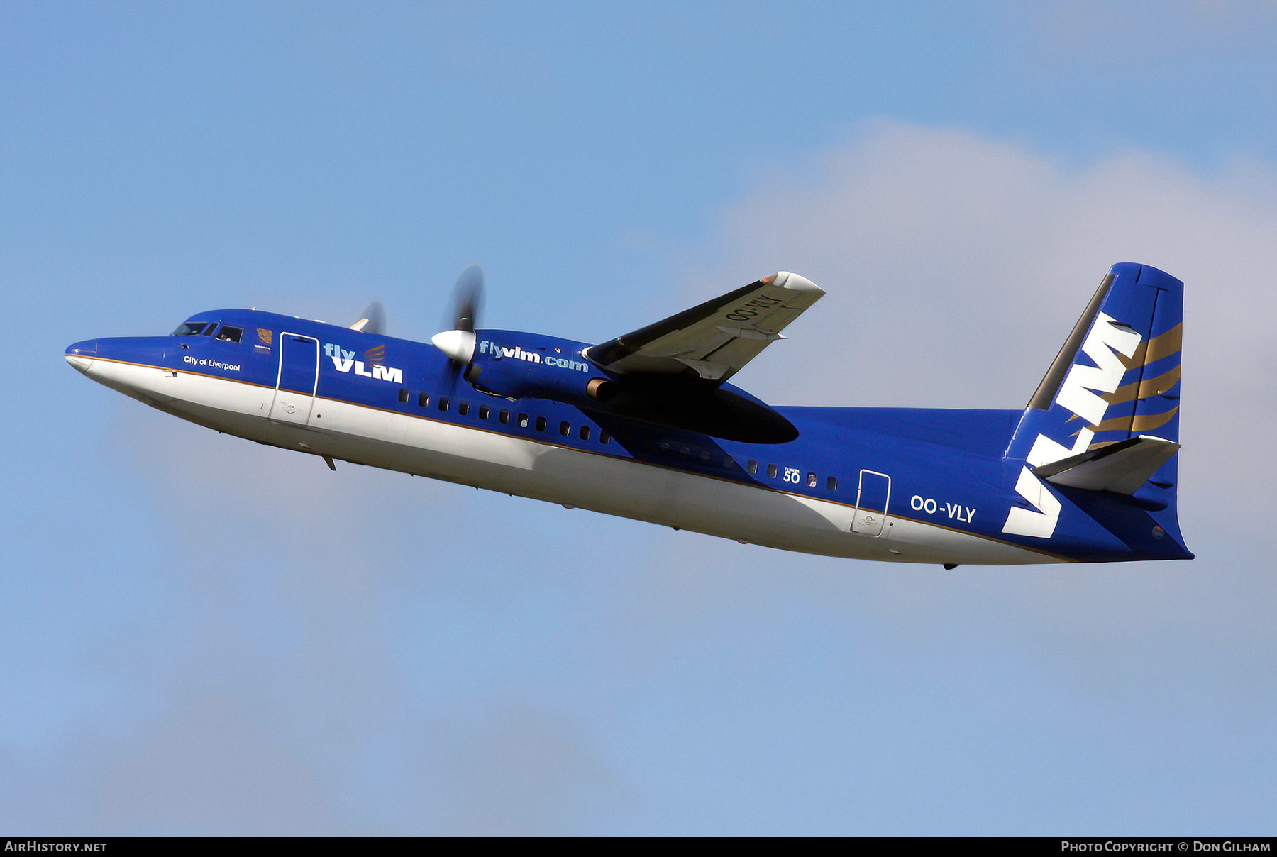 Aircraft Photo of OO-VLY | Fokker 50 | VLM Airlines | AirHistory.net #331361