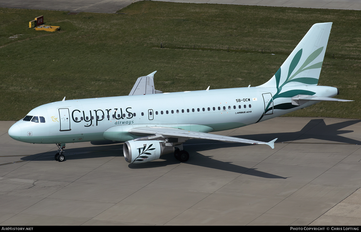 Aircraft Photo of 5B-DCW | Airbus A319-114 | Cyprus Airways | AirHistory.net #331383