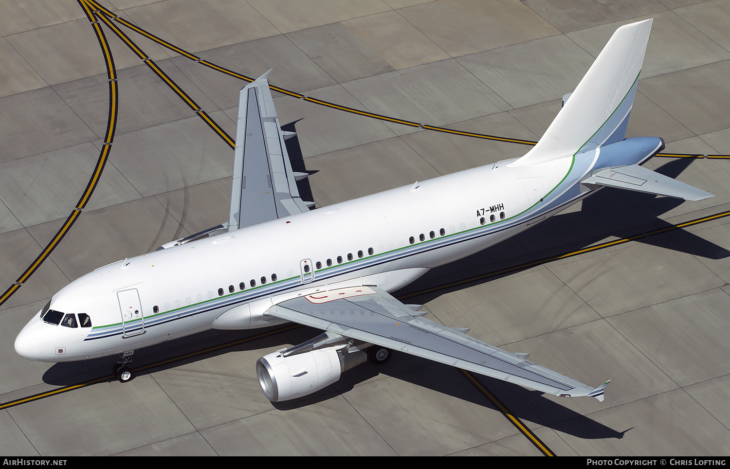 Aircraft Photo of A7-MHH | Airbus ACJ319 (A319-115/CJ) | AirHistory.net #331392