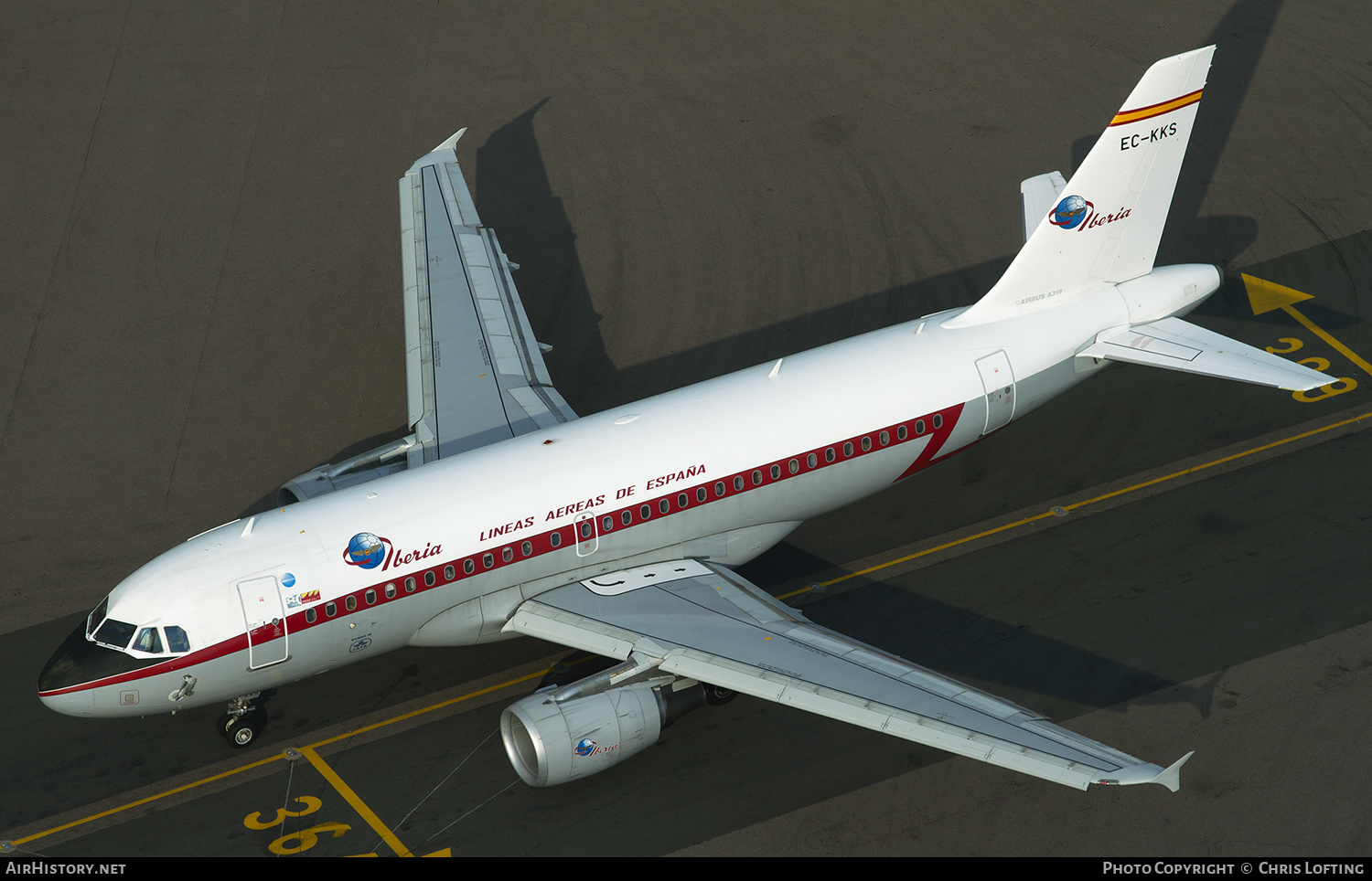 Aircraft Photo of EC-KKS | Airbus A319-111 | Iberia | AirHistory.net #331396