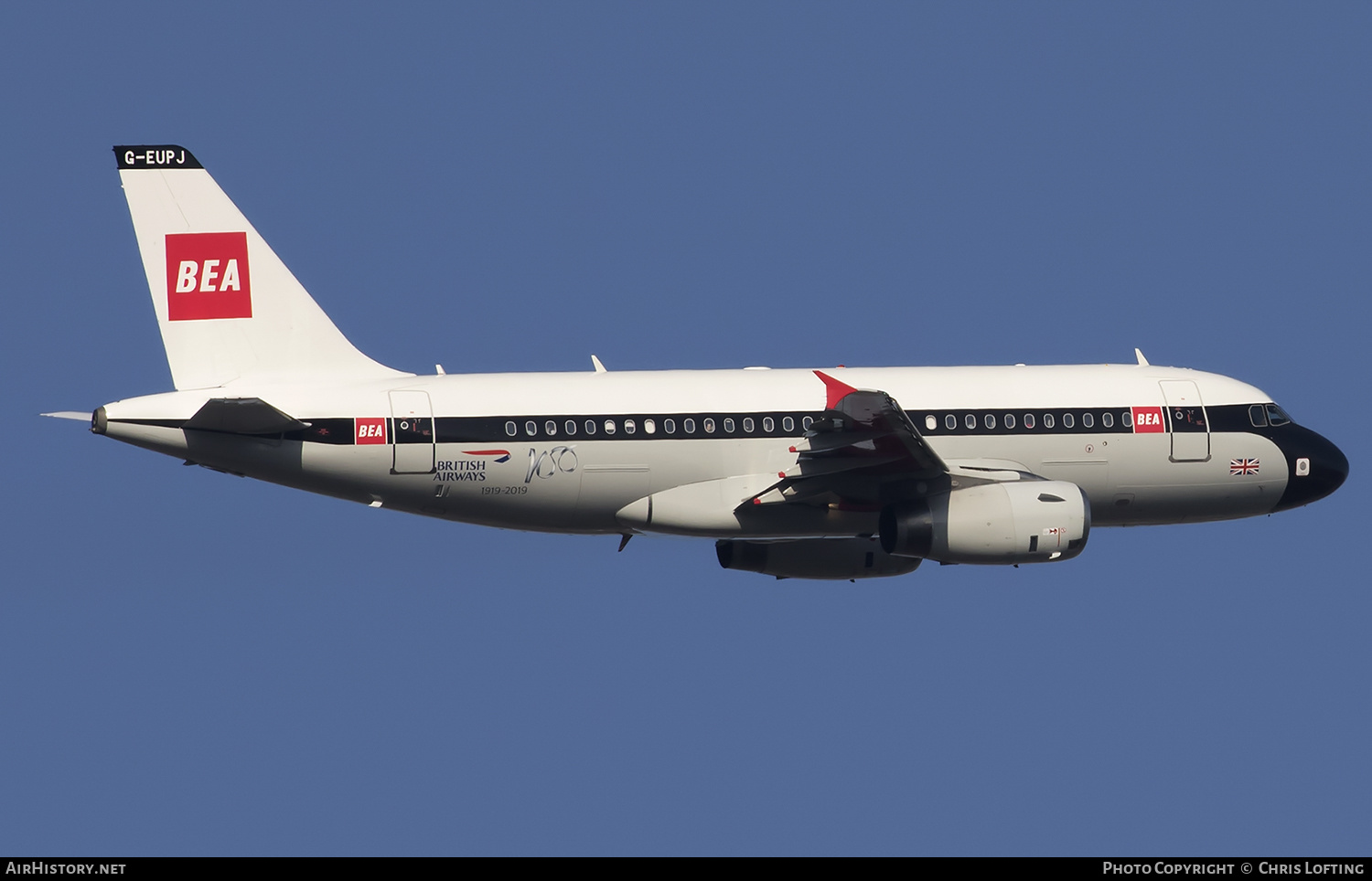 Aircraft Photo of G-EUPJ | Airbus A319-131 | British Airways | BEA - British European Airways | AirHistory.net #331401