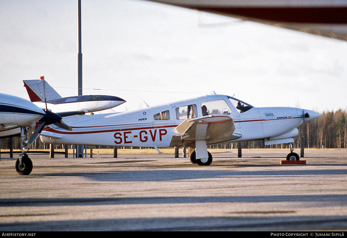 Aircraft Photo of SE-GVP | Piper PA-28R-201T Turbo Arrow III | AirHistory.net #331411