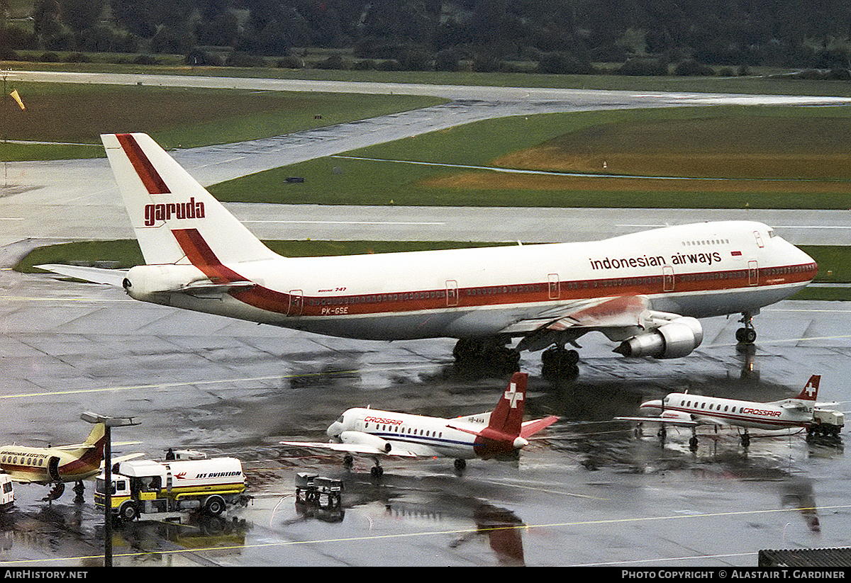 Aircraft Photo of PK-GSE | Boeing 747-2U3B | Garuda Indonesian Airways | AirHistory.net #331420