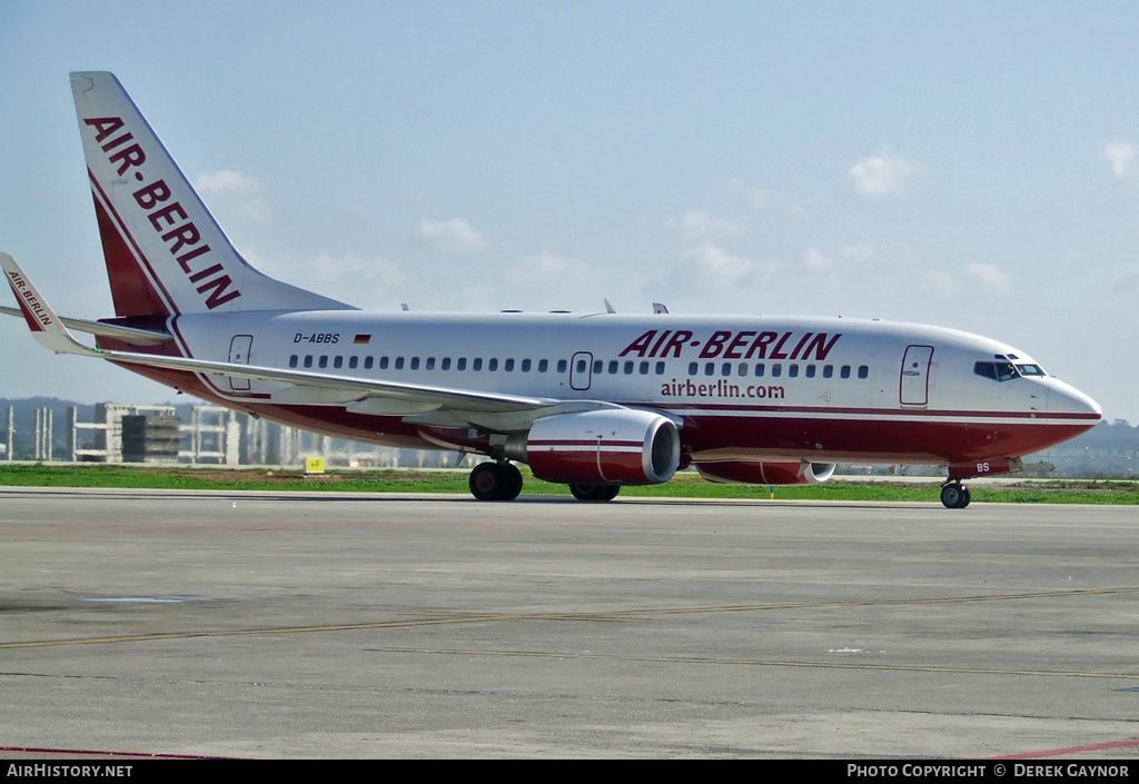 Aircraft Photo of D-ABBS | Boeing 737-76N | Air Berlin | AirHistory.net #331452