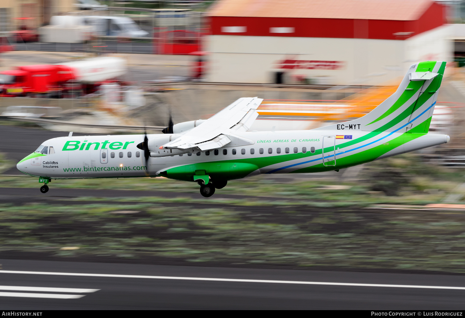 Aircraft Photo of EC-MYT | ATR ATR-72-600 (ATR-72-212A) | Binter Canarias | AirHistory.net #331457