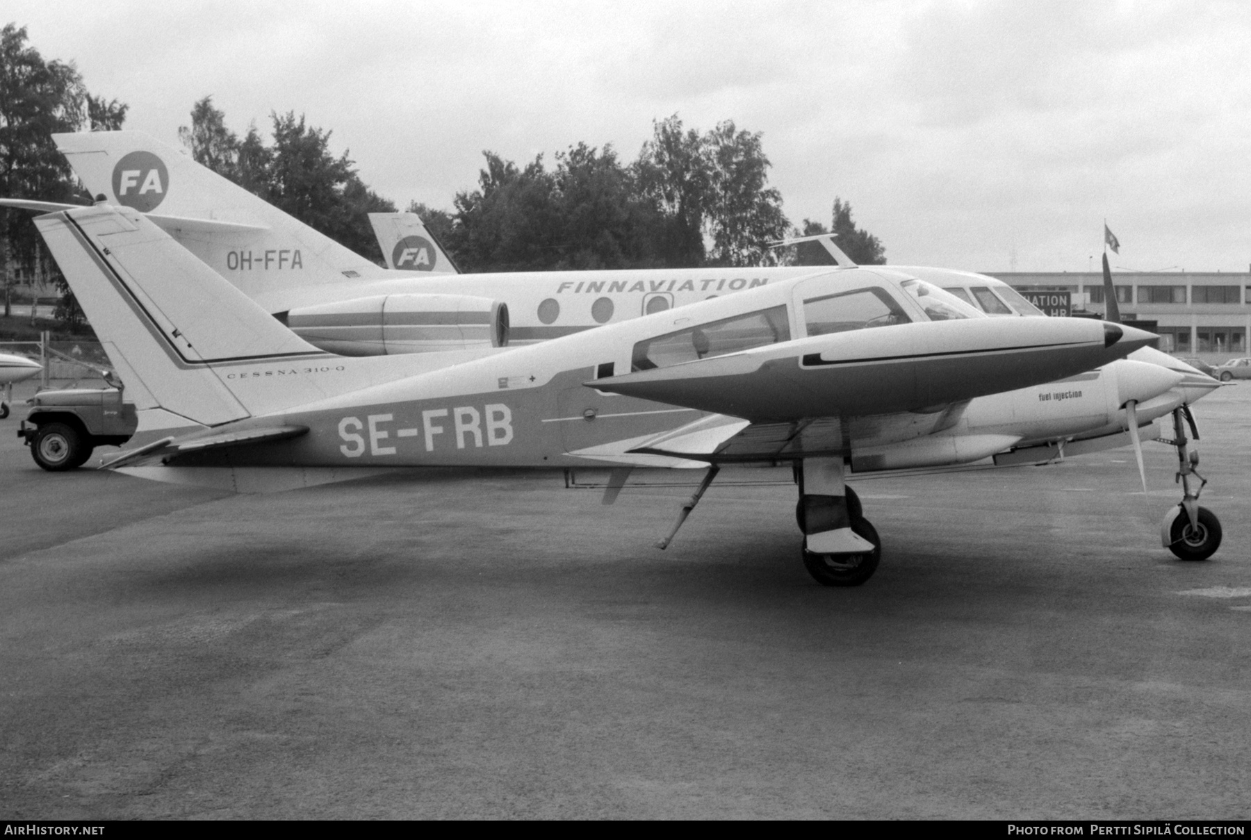 Aircraft Photo of SE-FRB | Cessna 310Q | AirHistory.net #331490