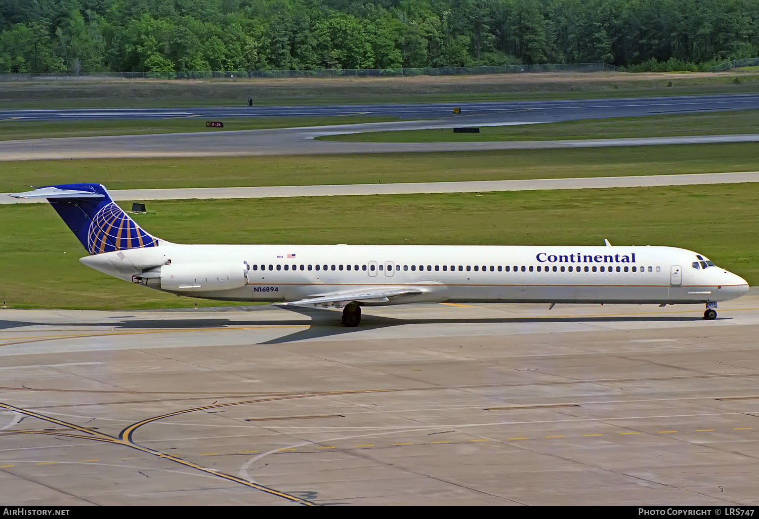 Aircraft Photo of N16894 | McDonnell Douglas MD-82 (DC-9-82) | Continental Airlines | AirHistory.net #331500