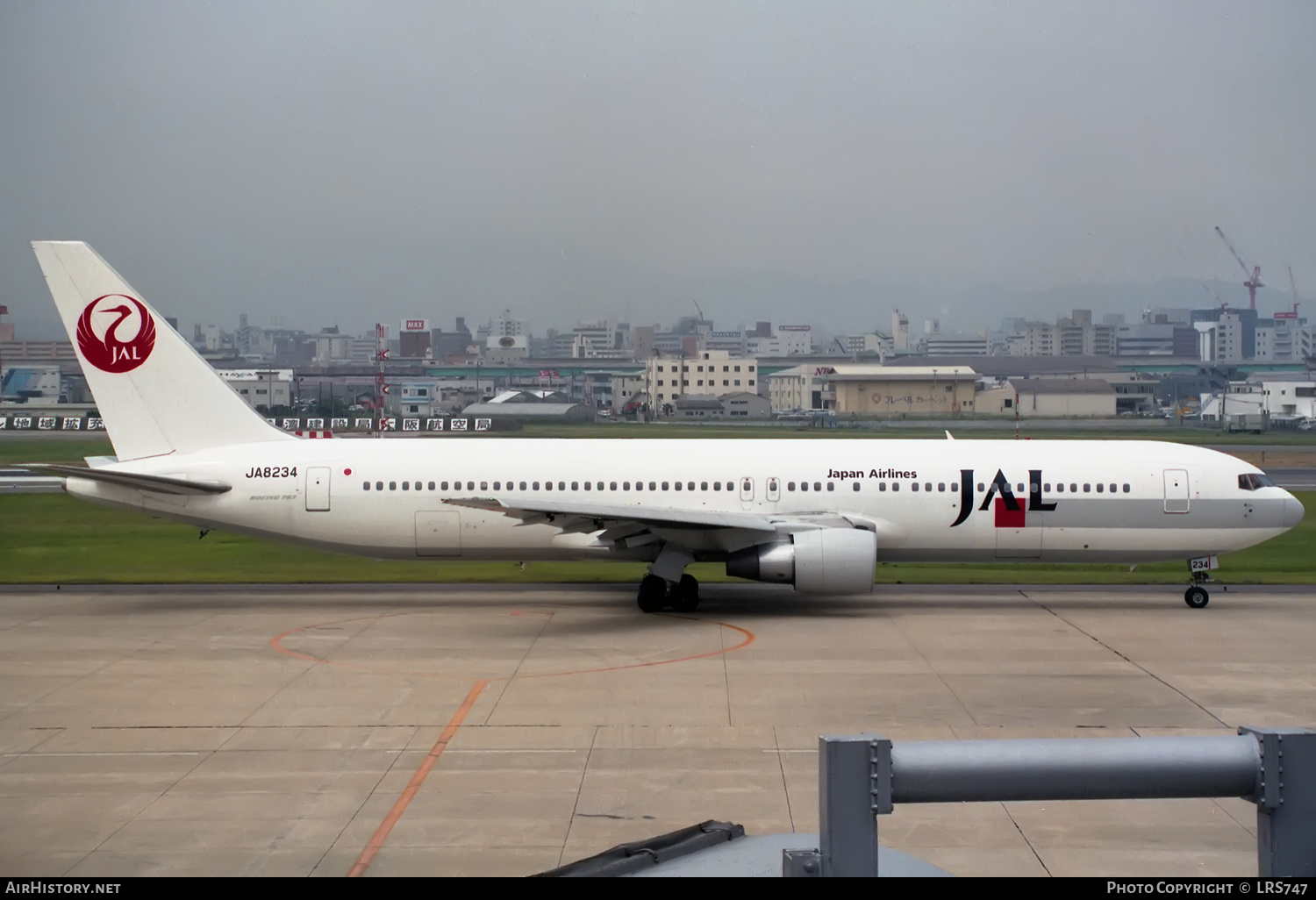 Aircraft Photo of JA8234 | Boeing 767-346 | Japan Airlines - JAL | AirHistory.net #331522