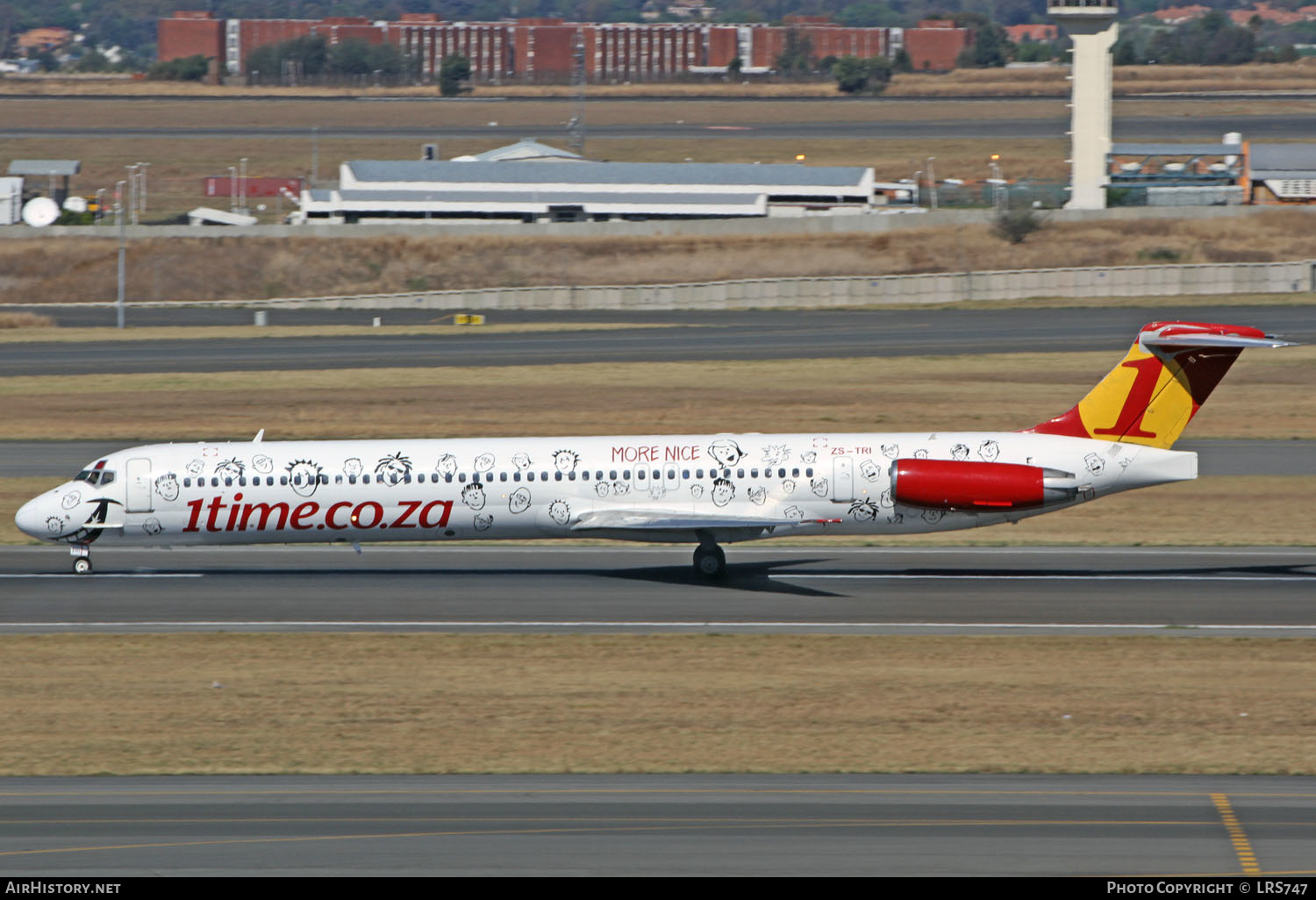 Aircraft Photo of ZS-TRI | McDonnell Douglas MD-83 (DC-9-83) | 1Time | AirHistory.net #331531