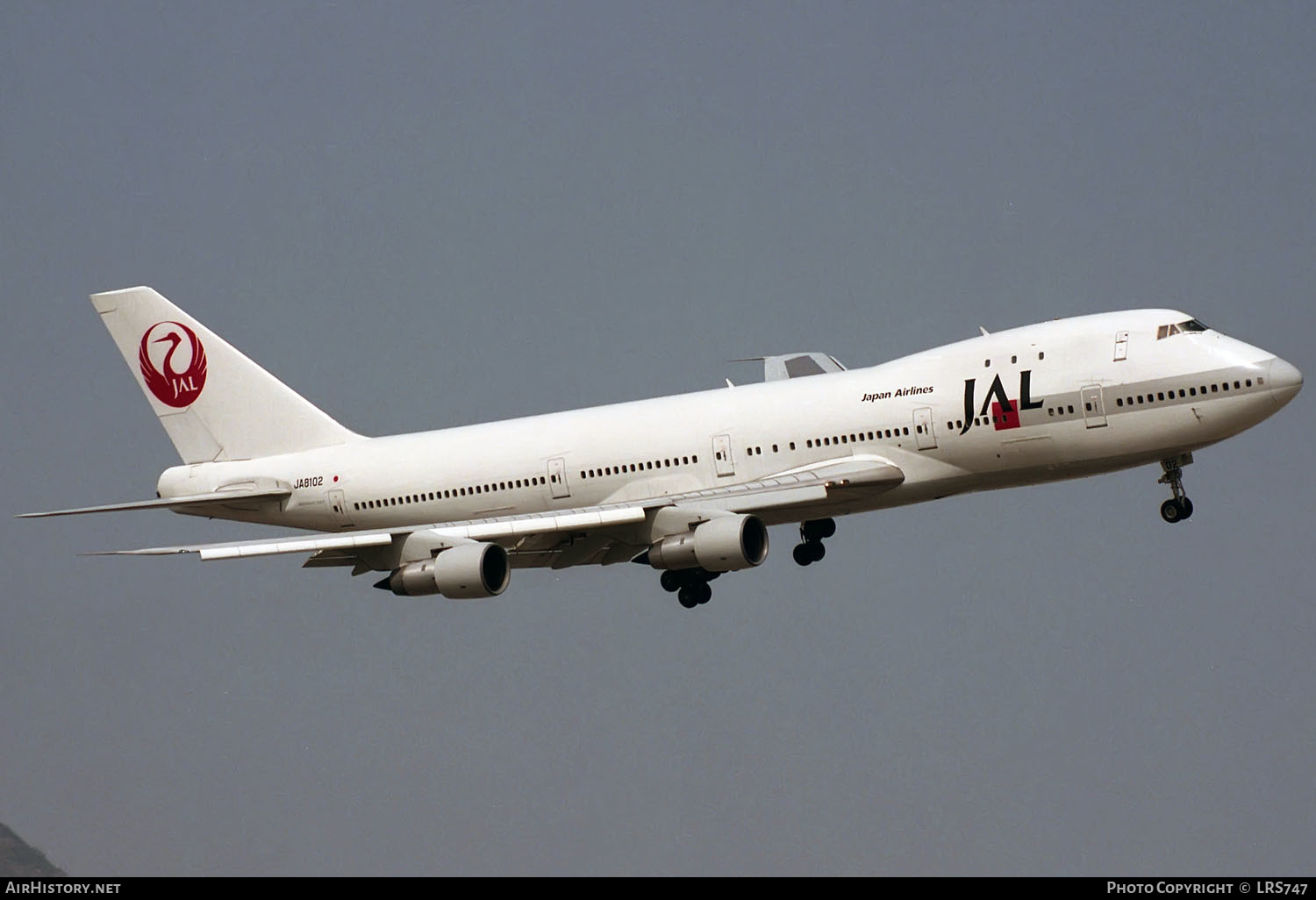 Aircraft Photo of JA8102 | Boeing 747-146 | Japan Airlines - JAL | AirHistory.net #331559