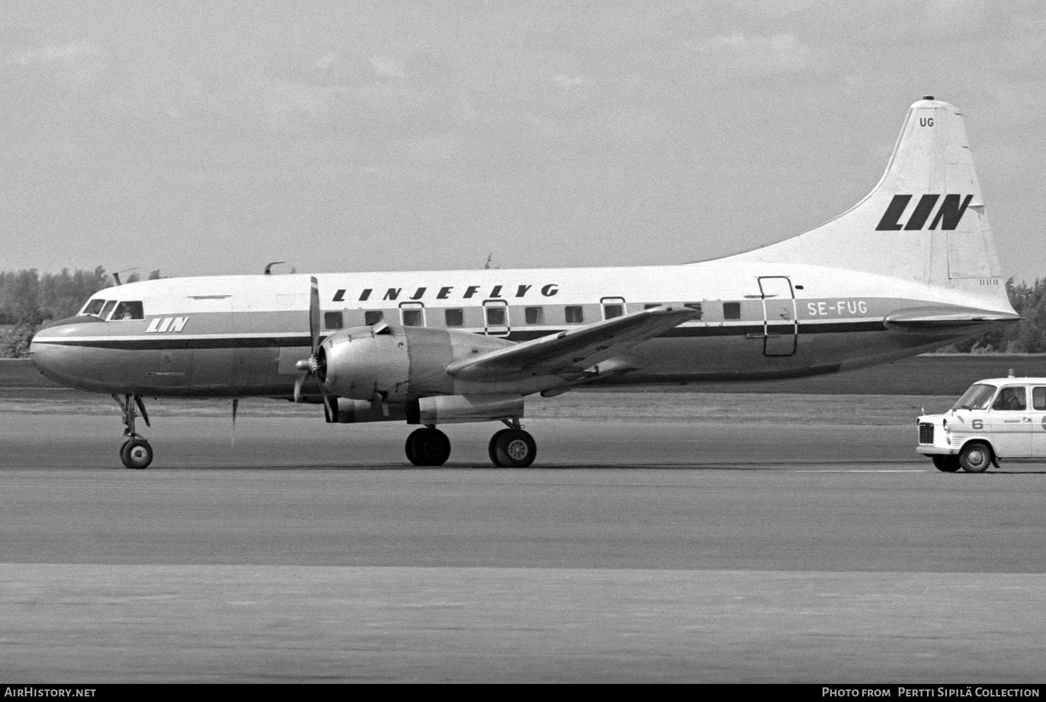 Aircraft Photo of SE-FUG | Convair 440-61 Metropolitan | Linjeflyg | AirHistory.net #331563