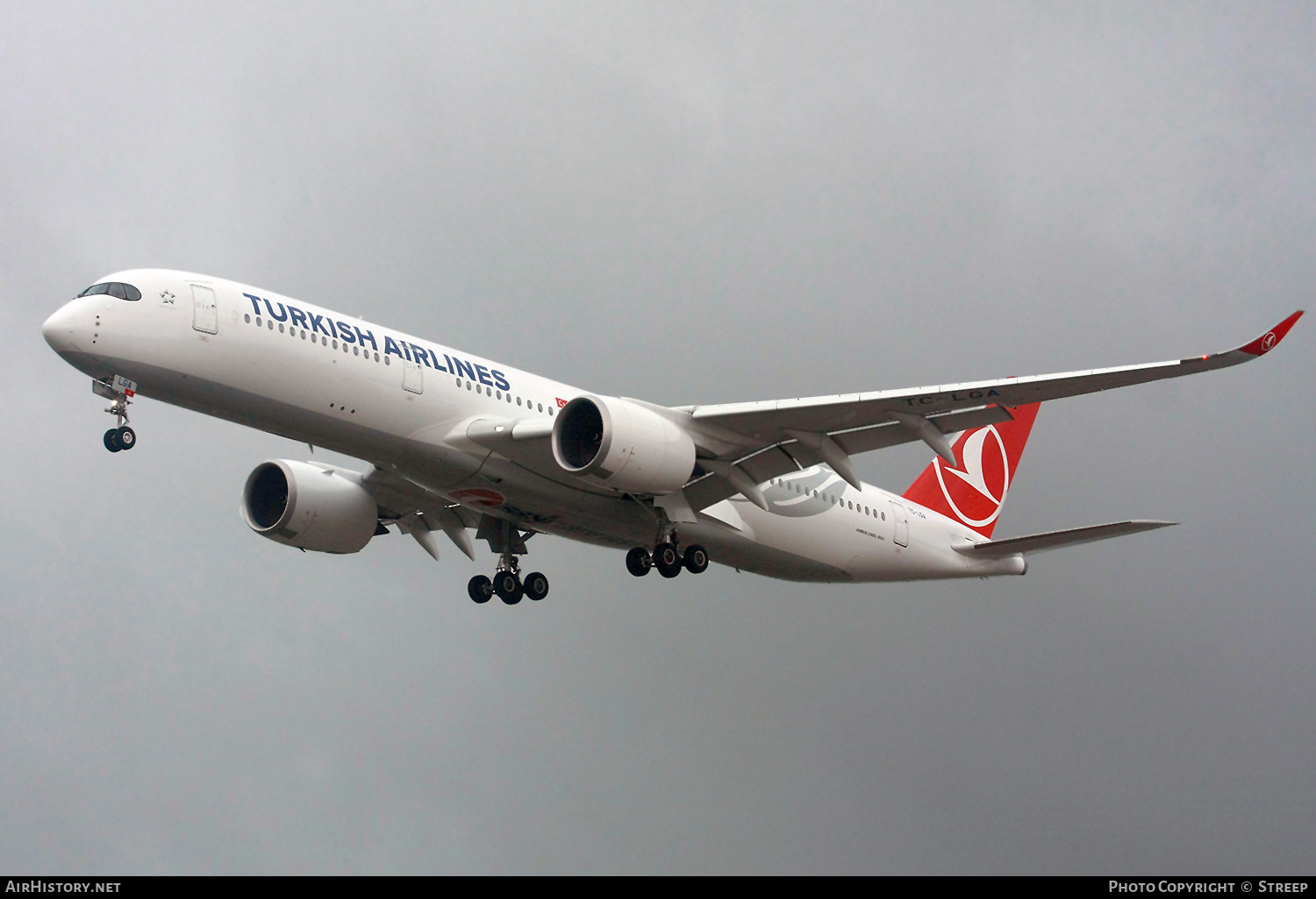 Aircraft Photo of TC-LGA | Airbus A350-941 | Turkish Airlines | AirHistory.net #331569