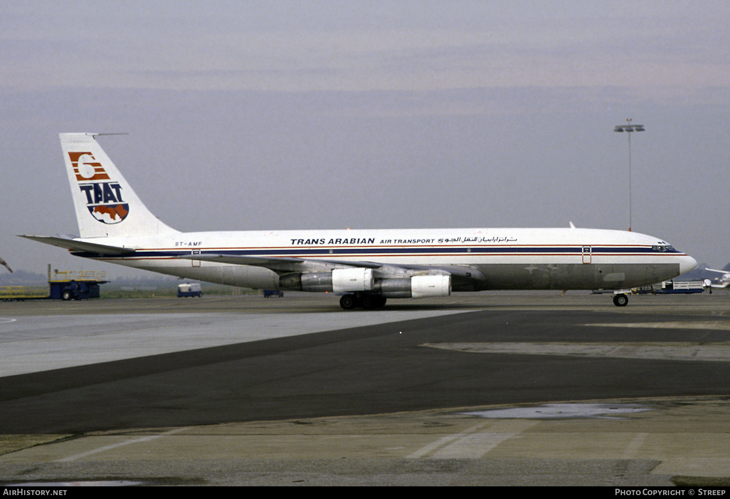 Aircraft Photo of ST-AMF | Boeing 707-321C | Trans Arabian Air Transport - TAAT | AirHistory.net #331576