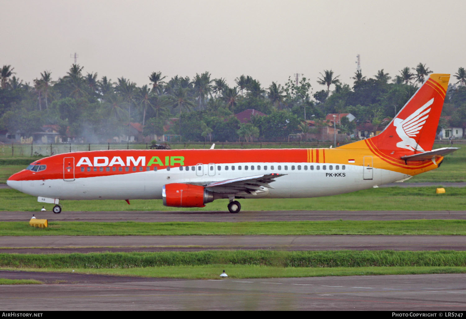 Aircraft Photo of PK-KKS | Boeing 737-4Y0 | AdamAir | AirHistory.net #331583