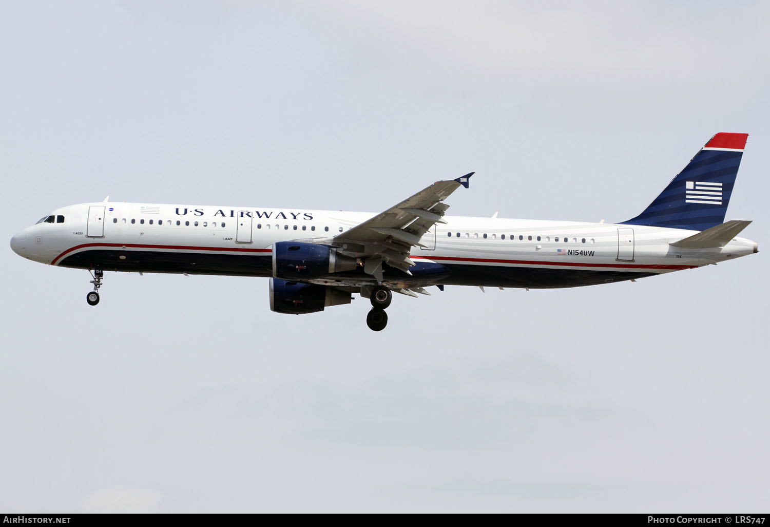 Aircraft Photo of N154UW | Airbus A321-211 | US Airways | AirHistory.net #331634